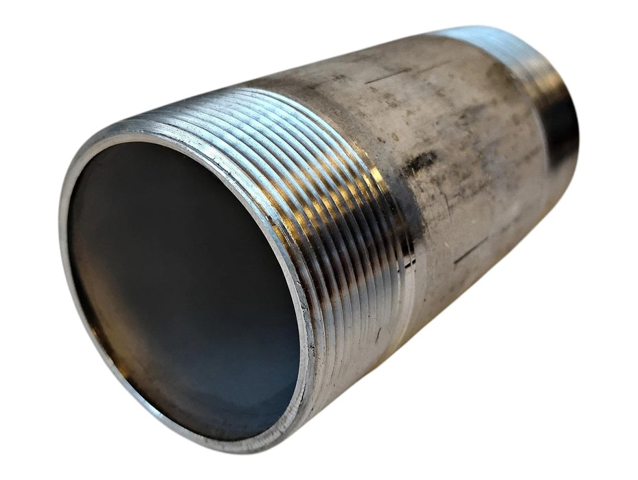 Merit Brass 4032-450 2" x 4-1/2" L MNPT Sch 40 304 Stainless Steel Pipe Nipple