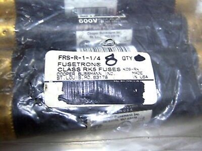 Lot of 9 Bussmann Fuses FRS-R-1 1/4 1.25A Time Delay