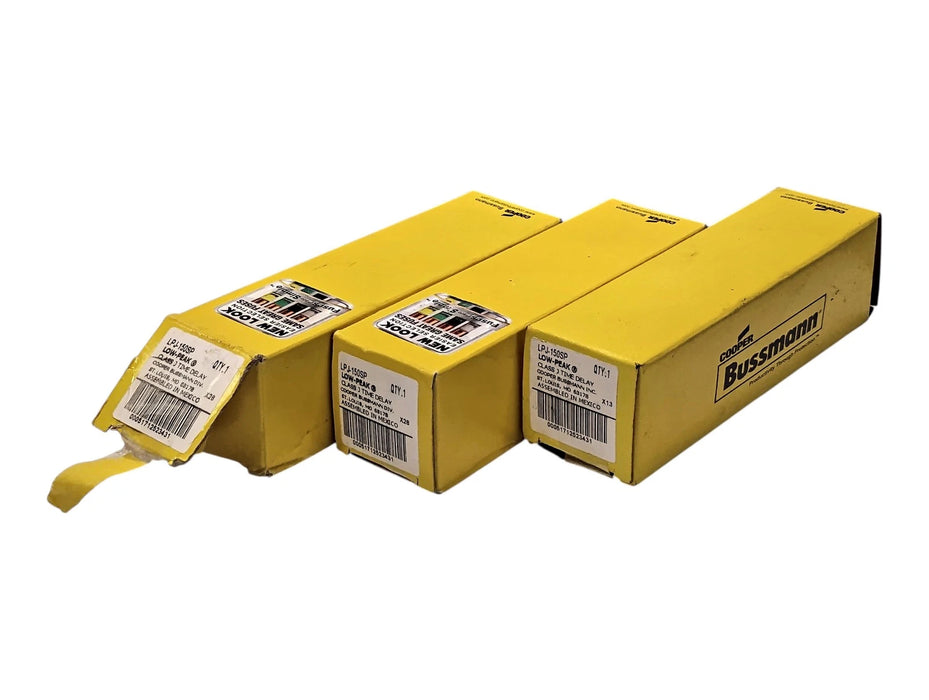 Bussmann LPJ-150SP 600VAC/300VDC 150 A Class J Current-Limiting Time-Delay Fuses