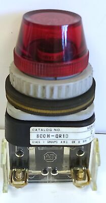 Allen-Bradley 800H-QR10R 120 V Red 30.5 mm Pilot Light w/ Lamp