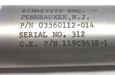 Schaevitz Engineering 03560112-014 Linear Position Transducer LVDT