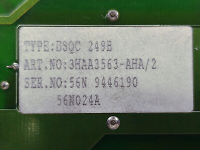 ABB DSQC-249B 3HAA3563-AHA/2 Rectifier