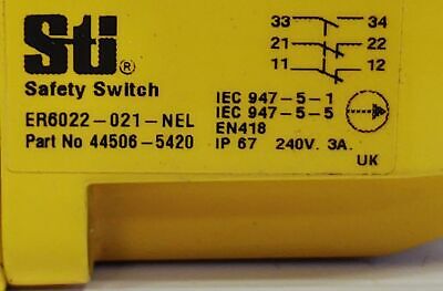 STI 44506-5420 ER6022-021-NEL Safety Pull Switch