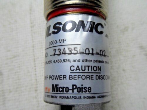 ITW Micro-Poise Pulsonic 2000-MP Sensor