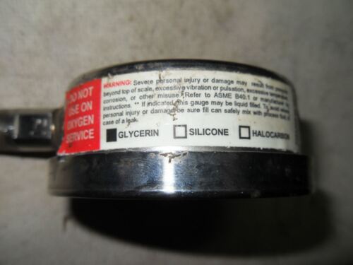 Ashcroft 238A460-02 Glycerin Filled Pressure Gauge 0-100 PSI