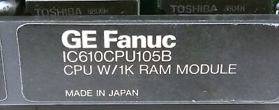 GE Fanuc IC610CPU105B PLC Processor with 1K RAM Module