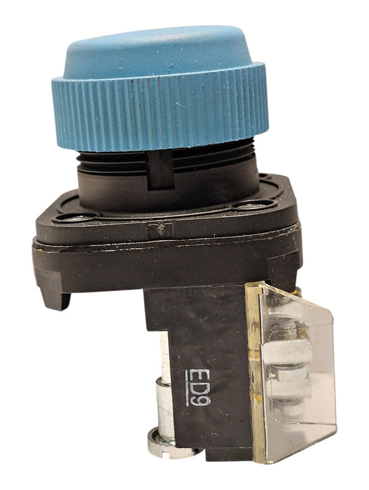 Allen-Bradley 800H-R7A Series G 30mm Non-Illuminated Booted Blue Head Pushbutton