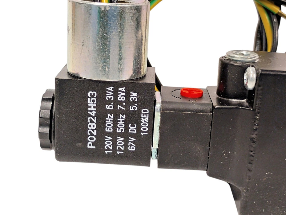 Parker B511ACH53C 150 psi Pneumatic Solenoid Valve w/ 120 V AC Coil