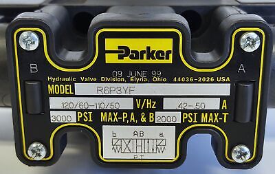 Parker R6P3YF Hydraulic Pressure Control Valve