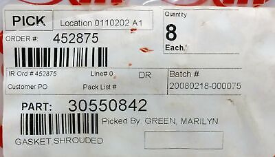 Ingersoll Rand 30550842 Air Compressor Shrouded Gasket