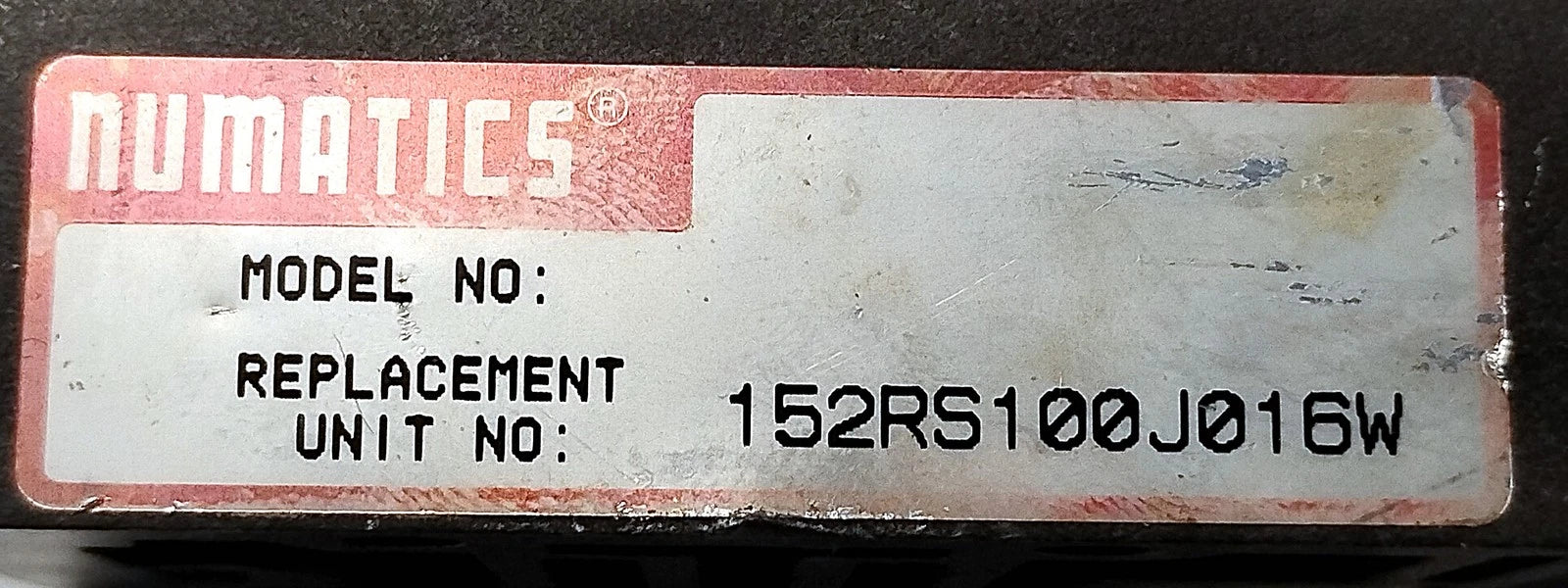 Numatics 152RS100J016W 10-130 psi Pneumatic Regulator