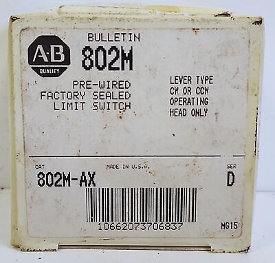 Allen-Bradley 802M-AX Rotary Gear Limit Switch Head Only
