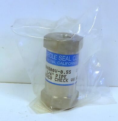 Circle Seal Controls 3004S00V-0.5S 120 psi Check Valve
