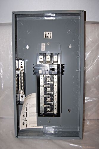 Square D Q0424M100 240/120 V AC 100 A 3 Phase 4 Wire 24 Slot Load Center