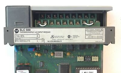 Allen-Bradley 1746-NT4 Ser A FRN 1 SLC 500 Thermocouple / mV Input Module