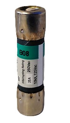 Bussmann FNA-6/10 250 V AC 0.6 A Time-Delay Pin-Indicating Fuses - Box of 10