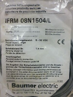 Baumer Electric IFRM-08N1504/L Inductive Proximity Sensor