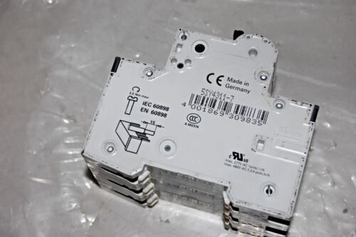 Siemens 5SY4311-7 SUPPLEMENTARY PROTECTION 3 POLE CIRCUIT BREAKER