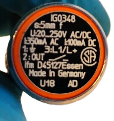 IFM Efector IG0348 Inductive Proximity Sensor