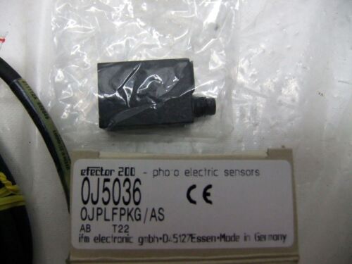 IFM Efector OJ5026 Photoelectric Sensor & Cable E20975