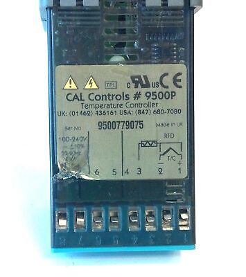 Cal Controls 95B11PA000 / 9500P 100-240 VAC 1/16 DIN Dig. Temperature Controller