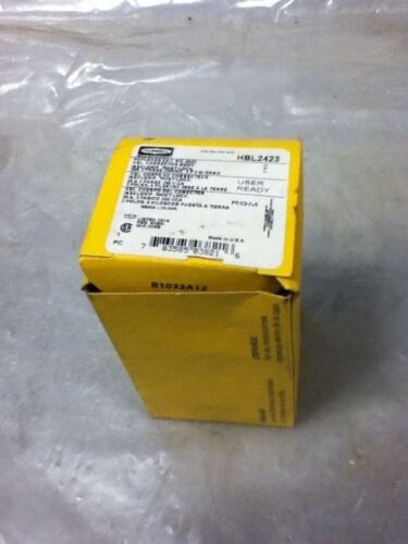 Hubbell HBL2423 3 Pole 4 Wire 20 A 250 VAC Male Locking Plug