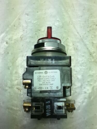 GE CR104PSL94R11S8 Selector Switch