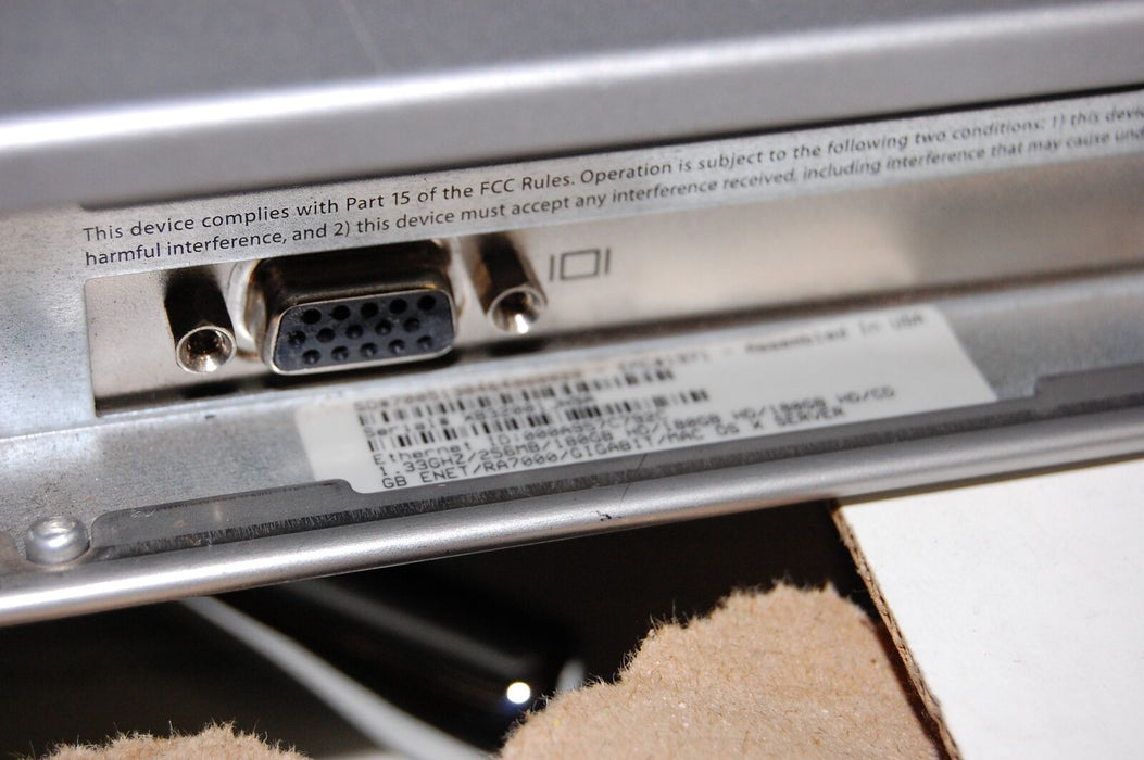 APPLE OS X SERVER G4/1.33