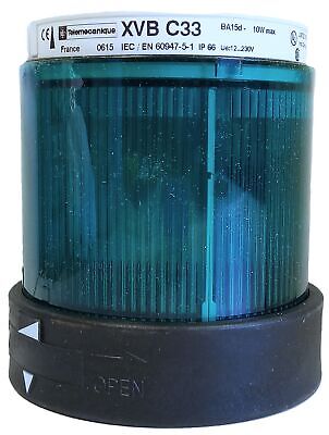 Telemecanique XVB-C33 12...230V 10W Green Steady Stacklight No bulb