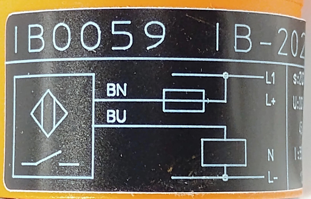 Efector IB-2020-ABOA IB0059 20-250 V AC/DC Inductive Proximity Sensor