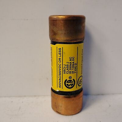 Bussmann LPJ-3SP 600 V AC / 300 V DC 3 A Low-Peak Time Delay Fuse - Lot of 3