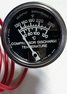 Gardner Denver 00519100-0009 Discharge Temperature Gauge for Air Compressor