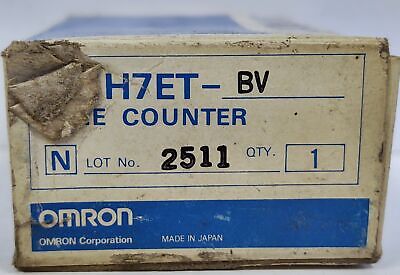 Omron H7ET-BV Digital Hour Meter with 7 Digit LCD Display