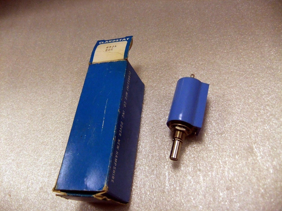 Clarostat Wirewound Potentiometer 62JA20K