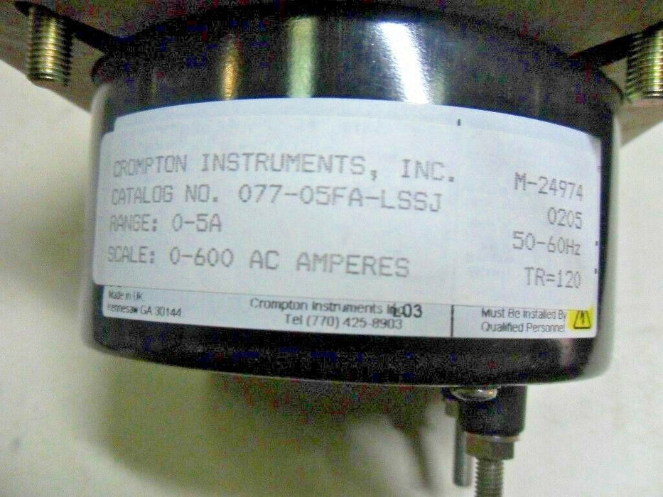 1 CROMPTON 077-05FA-LSSJ PANEL METER