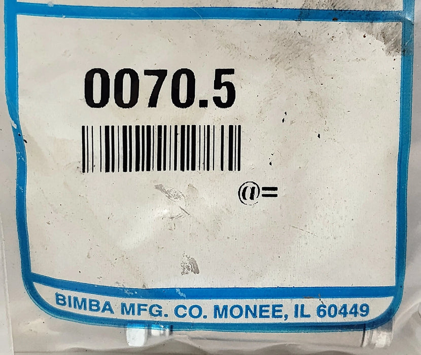 Bimba 0070.5 Pneumatic Cylinder