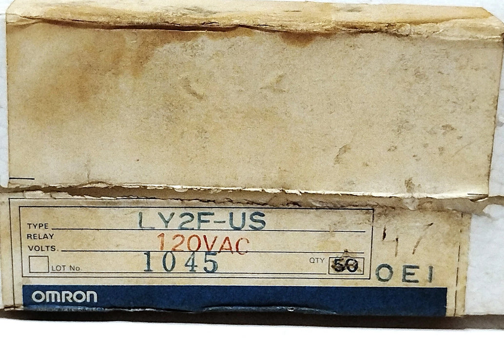 Omron LY2F-US 120 V AC 10 A 1/3 hp Miniature Ice Cube Relay