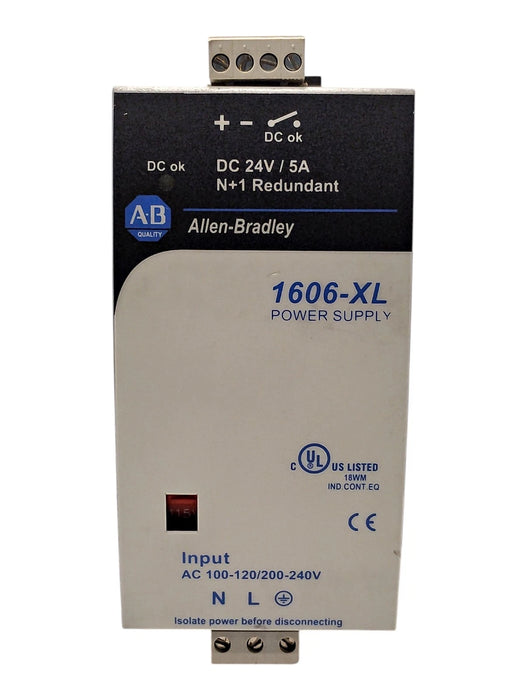 Allen-Bradley 1606-XL120DR 24 V DC 5 A PLC Power Supply