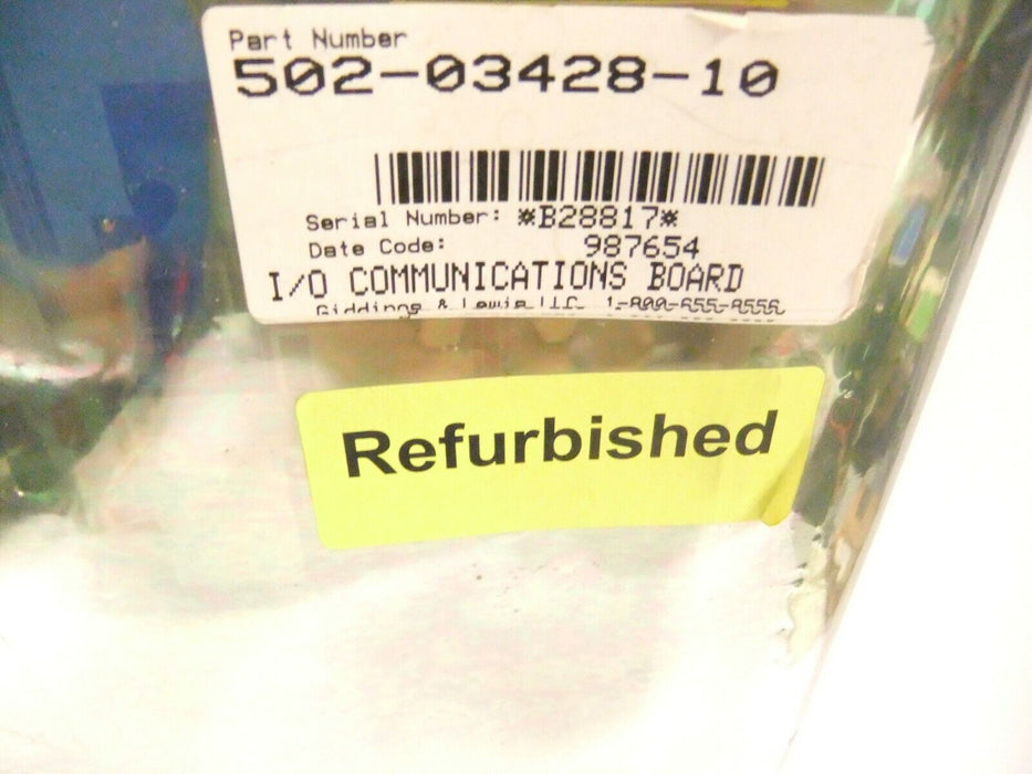 Gidding & Lewis I/O Board 502-03428-10