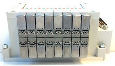SMC VV5Q11-08C6FU0-NS-X50US Valve Manifold Base w/ VQ1201N-51 VQ1301N-51 Valves