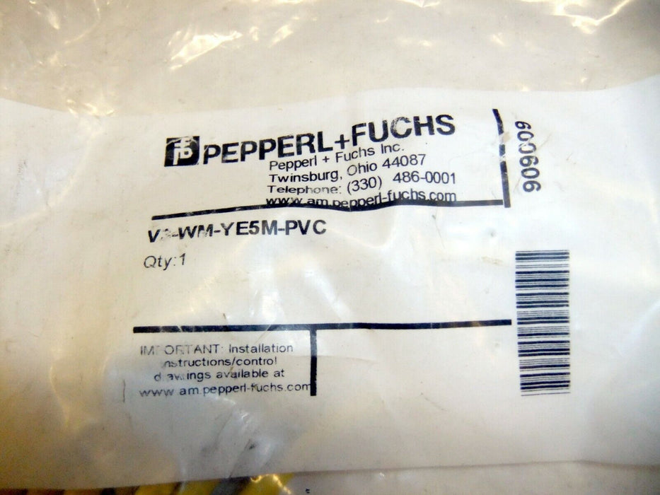 Pepperl Cordset V3-WM-YE5M-PVC