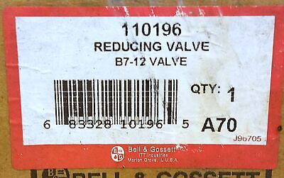 Bell & Gossett 110196 B7-12 Water Pressure Reducing Valve