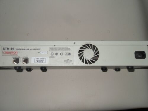 1 CABLETRON HUBSTACK TOKEN RING HUB W/ LANVIEW STH-44