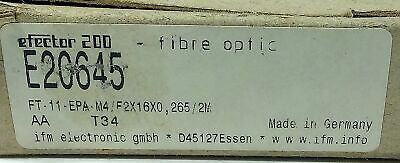 Efector FT-11-EPA-M4/F2X16X0,265/2M E20645 Plastic Fiber Optic Cable