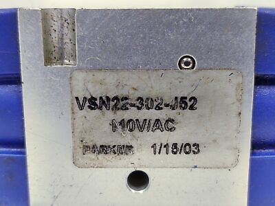 Parker VSN22-302-J52 Solenoid Valve