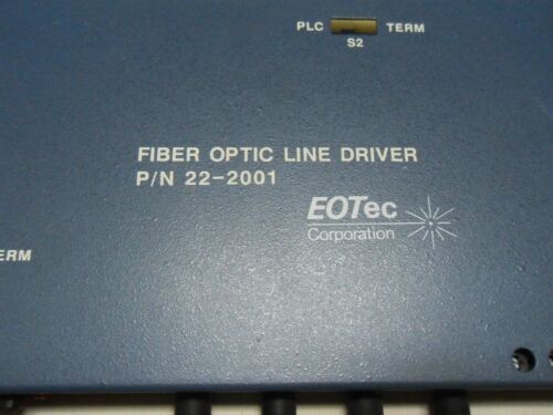 1 EOTEC 22-2001 FIBER OPTIC LINE DRIVER