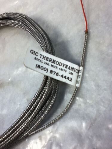 GIC THERMODYNAMICS TGP20.625J188180TTA THERMOCOUPLE- NO BOX