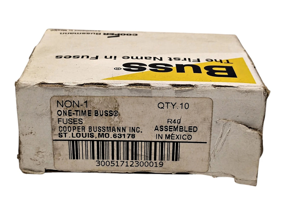 Bussmann NON-1 250 V AC 1 A One-Time Non-Current-Limiting Fuses