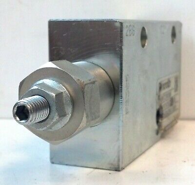 Bosch Rexroth R987234306 08410103023500B 3/8" 2610-5000 PSI Counterbalance Valve