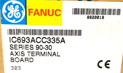 GE Fanuc IC693ACC335A Series 90-30 Axis Terminal Board for DSM302 OR DSM314
